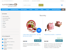 Tablet Screenshot of kumbaldekor.cz